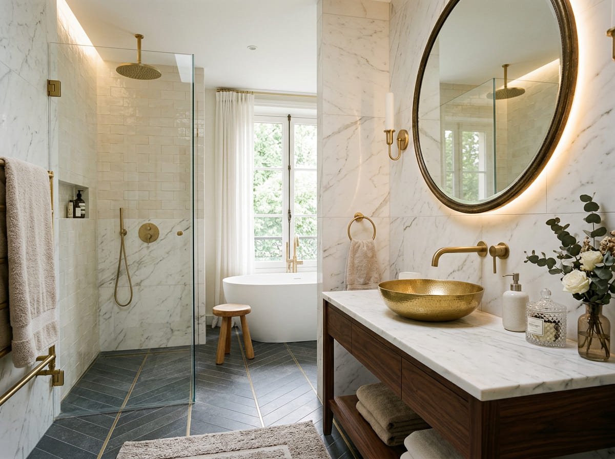 Salle de bain chic