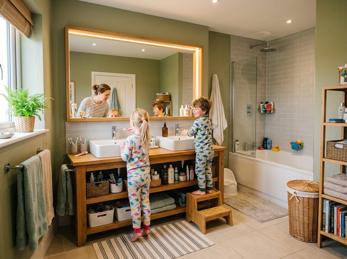 Salle de bain familiale